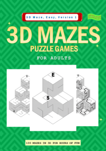 3D maze printable example - easy