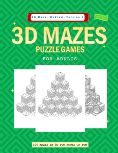 3D maze printable example - medium