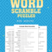 Word Scramble Puzzle Book 1