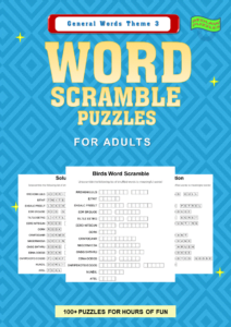 Word Scramble Puzzle Book 3