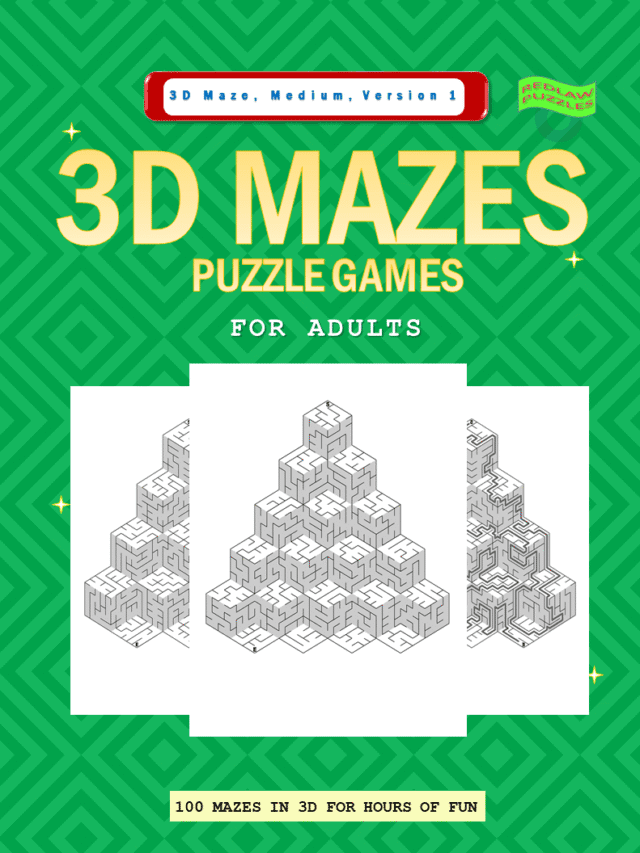 Printable 3D Maze Puzzle Challenge – Escape the Pyramid! | Brain Teaser Game for Adults & Kids